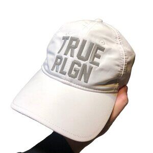 Vintage True Religion Hat Baseball Cap White Reflective